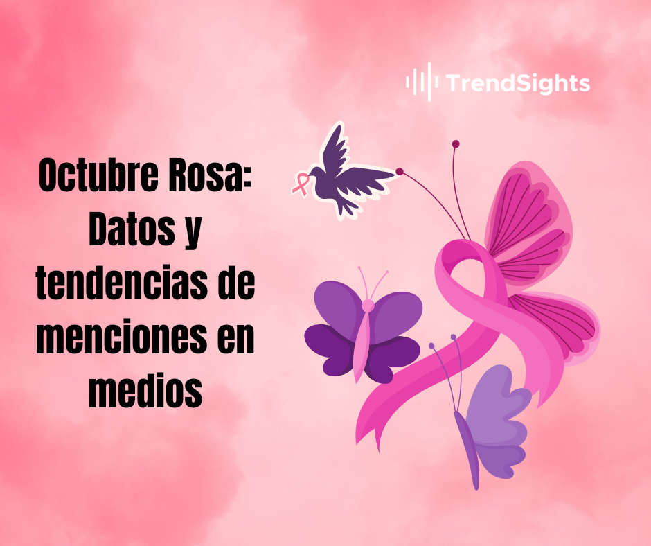 Octubre Rosa: datos y tendencias en menciones